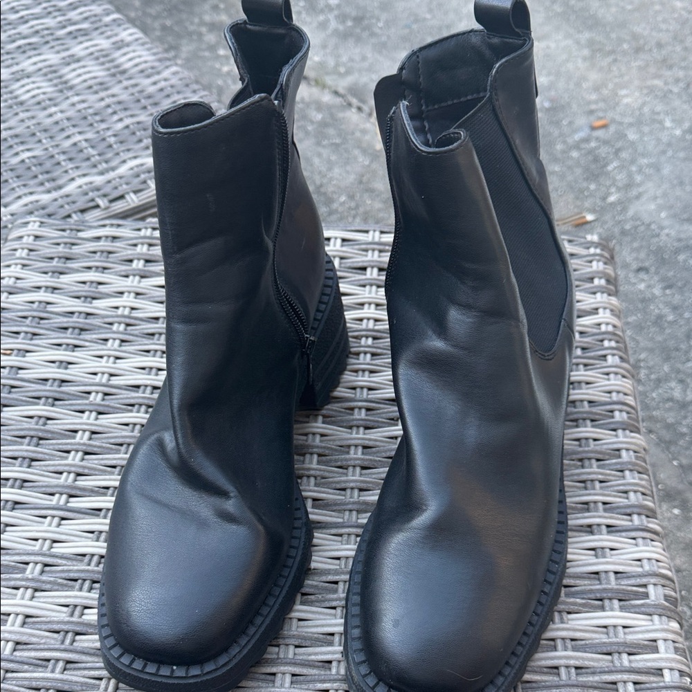 Sam & Libby Black Chelsea Ankle Boots Women's Size 10 new no tag - Picture 2 of 8